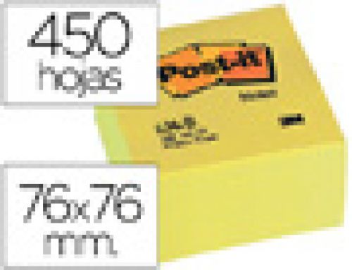 Bloco de notas adesivas post-it 76 x 76 x 45 mm , Post-it , 29379 , 3134375231626